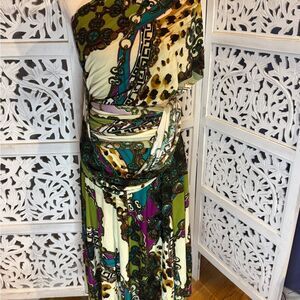 NWT Von Vonni Elegant Patterned ‘Black Jewels’Transformer Dress OS